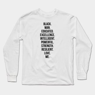 Black Man | African American | Black Power Long Sleeve T-Shirt